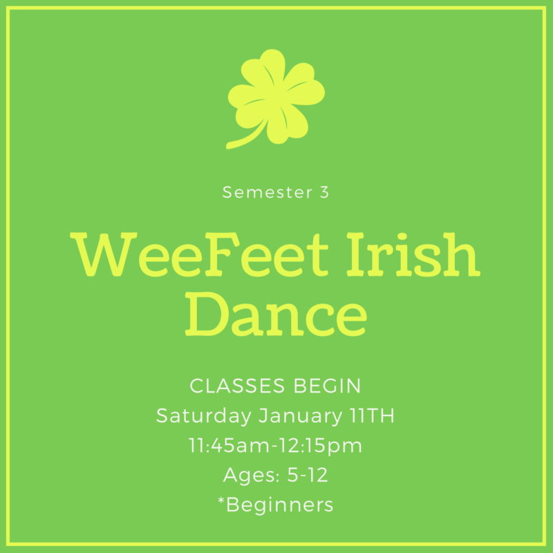 Salinas School of Dance - WeeFeet Irish Dance